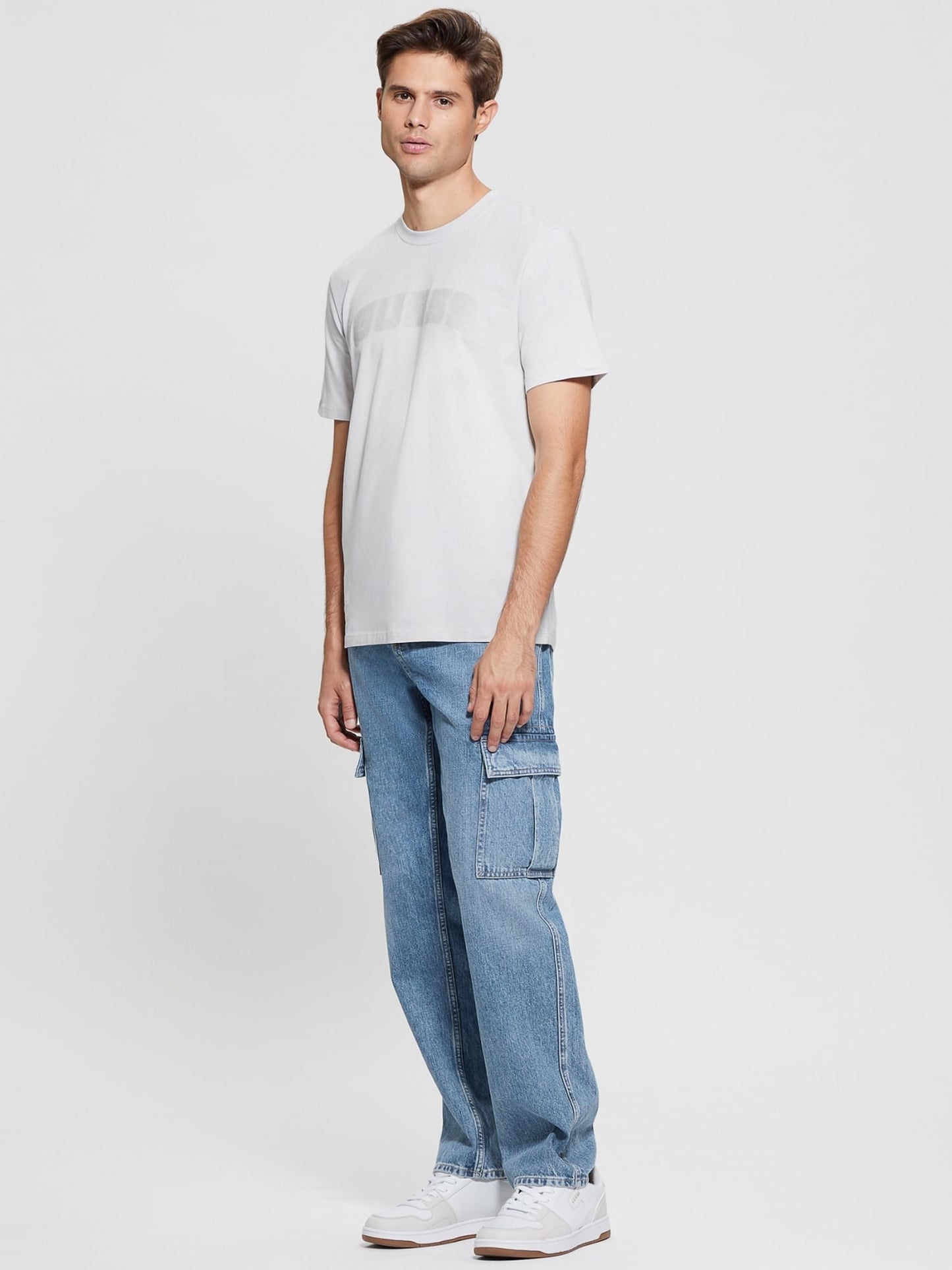 Front logo stretch t-shirt
