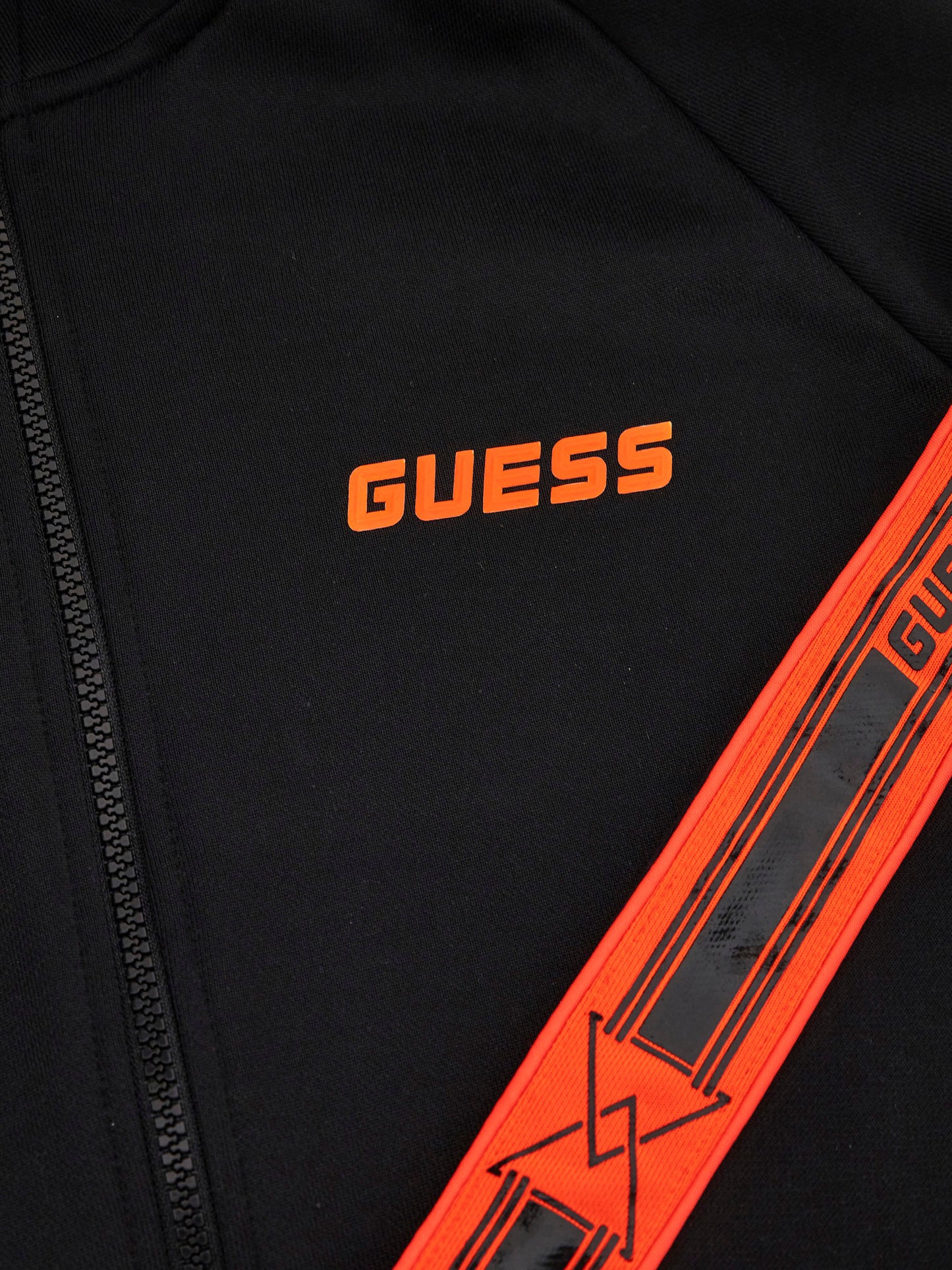 Side band zip sweatshirt