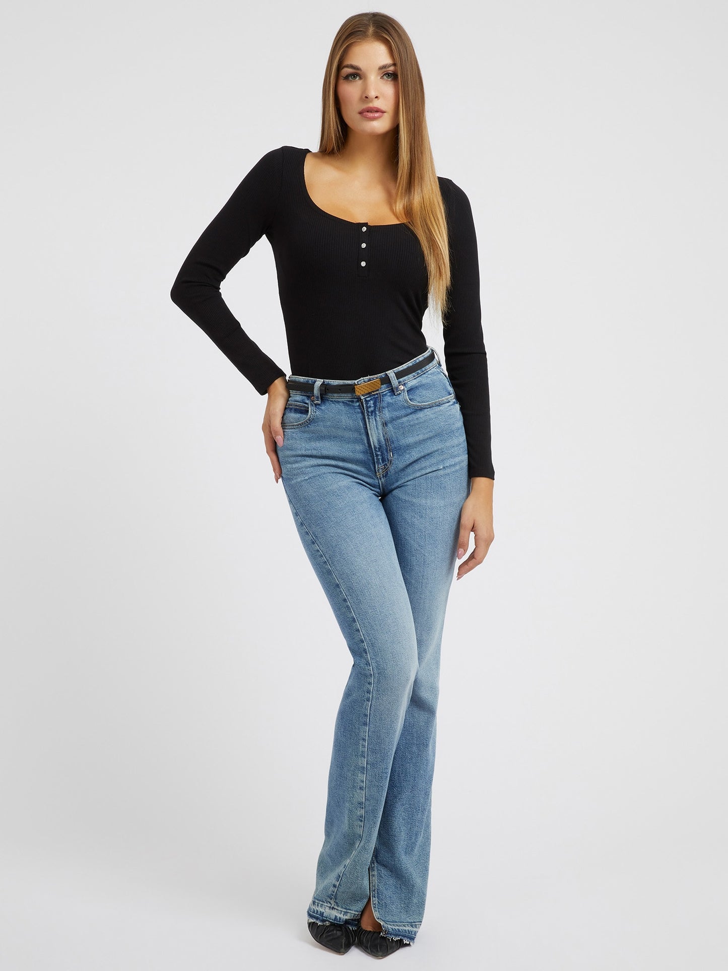 Jewel buttons top