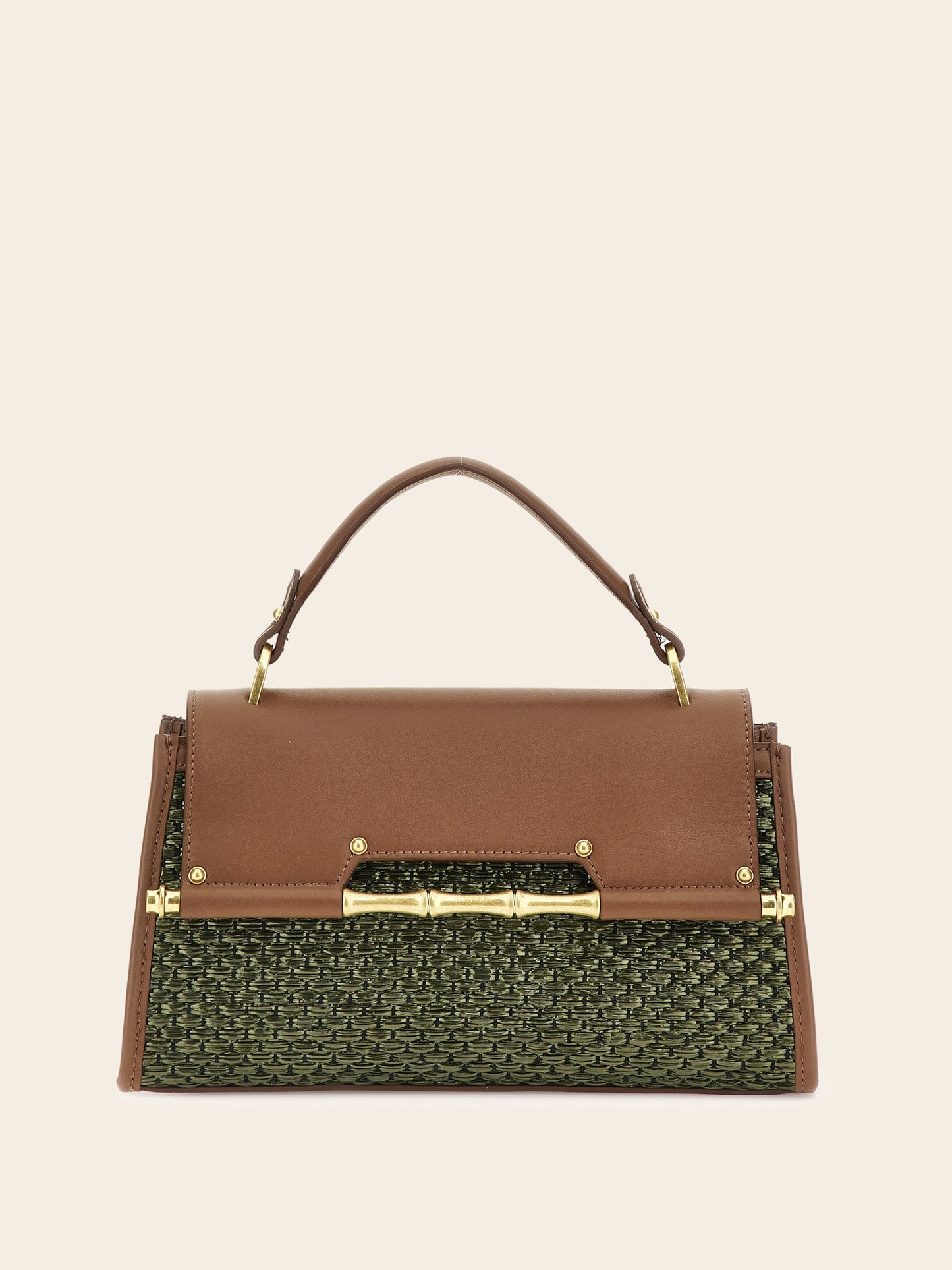 Iris genuine leather handbag