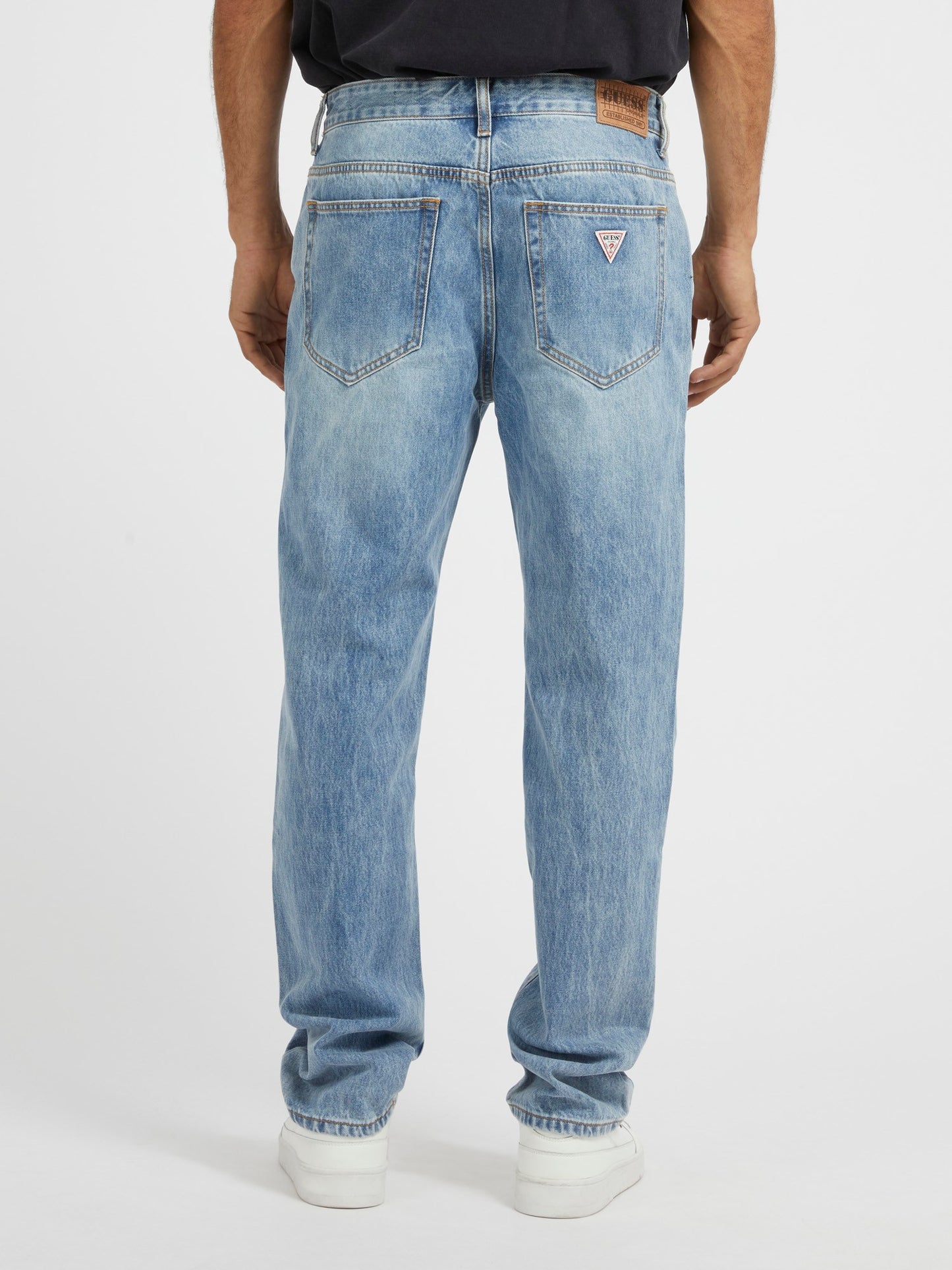 Straight denim pant