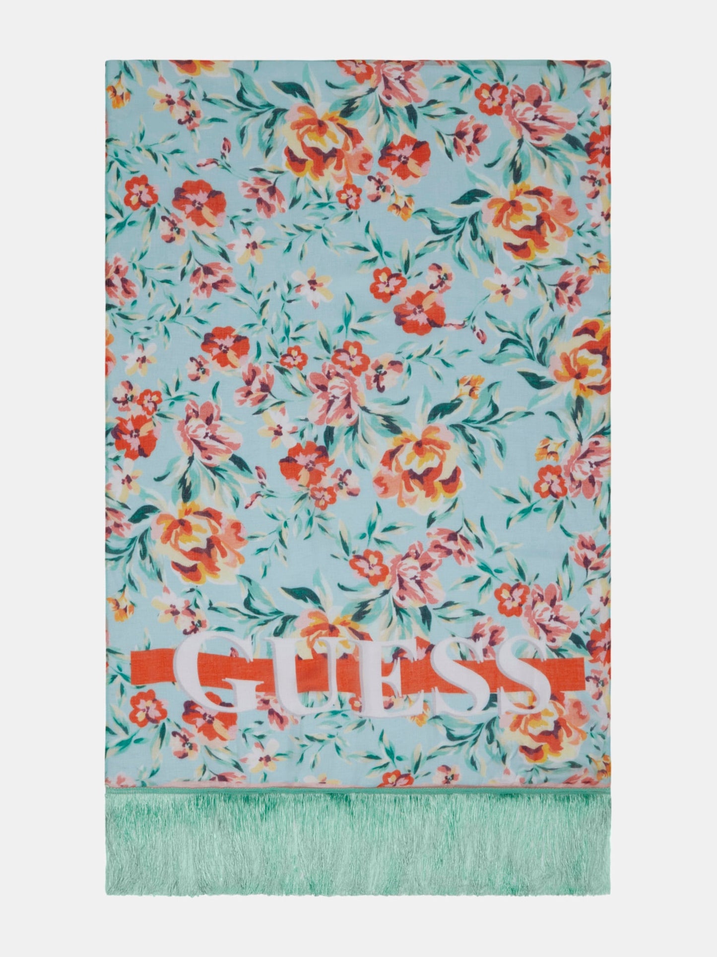 Floral print scarf