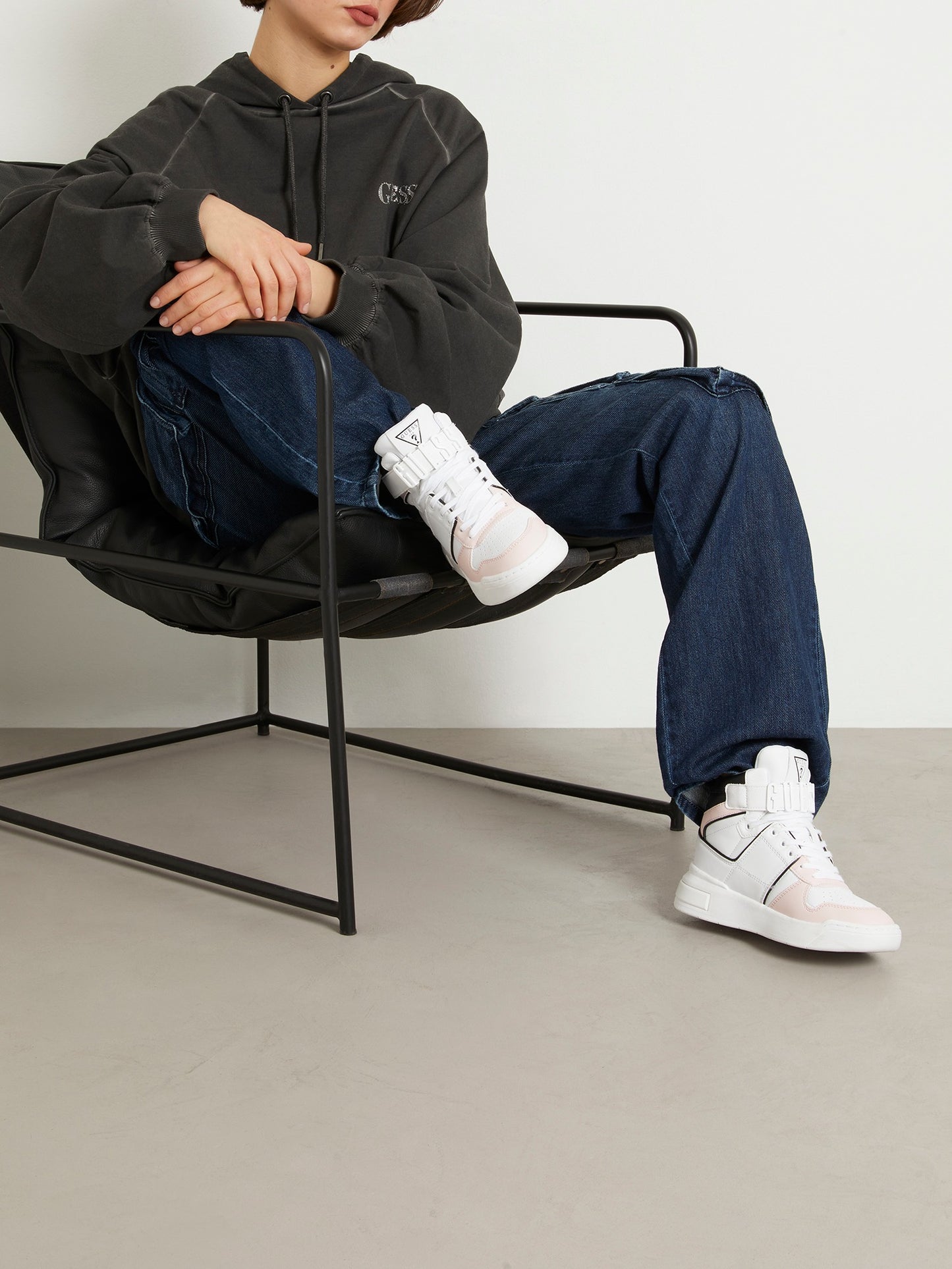 Corten high-top sneakers