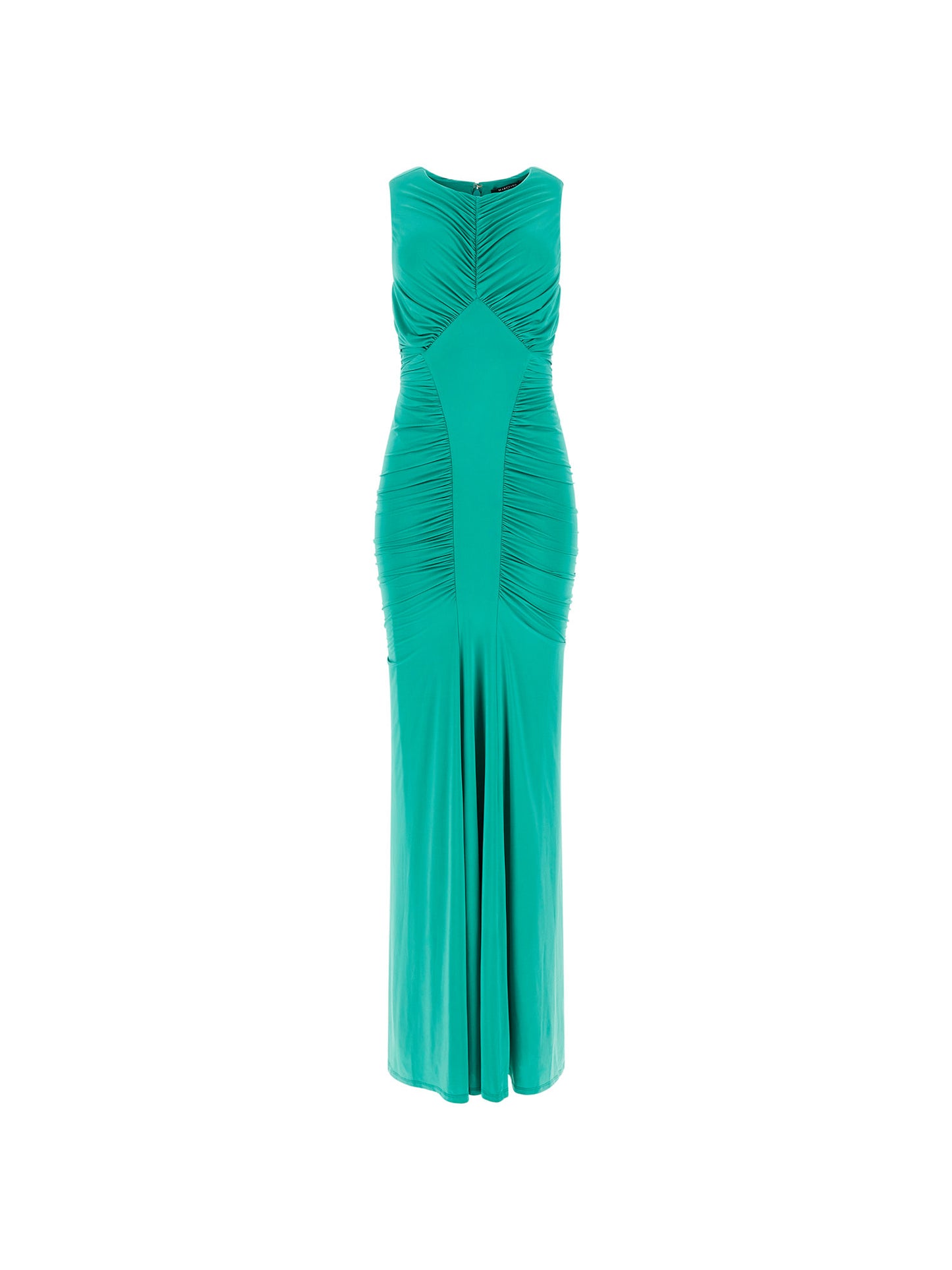 Marciano ruffles bodycon long dress
