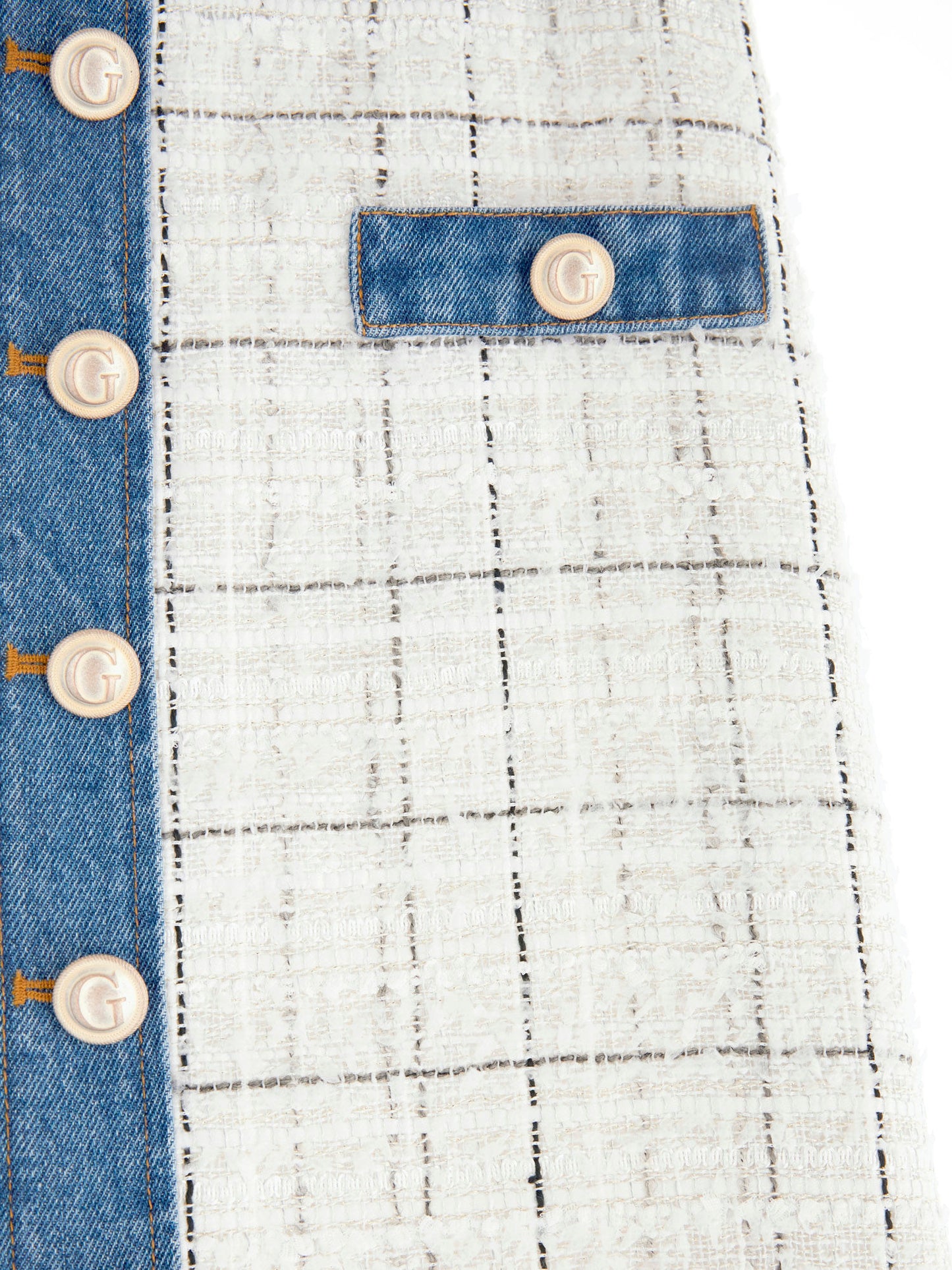 Tweed mini skirt
