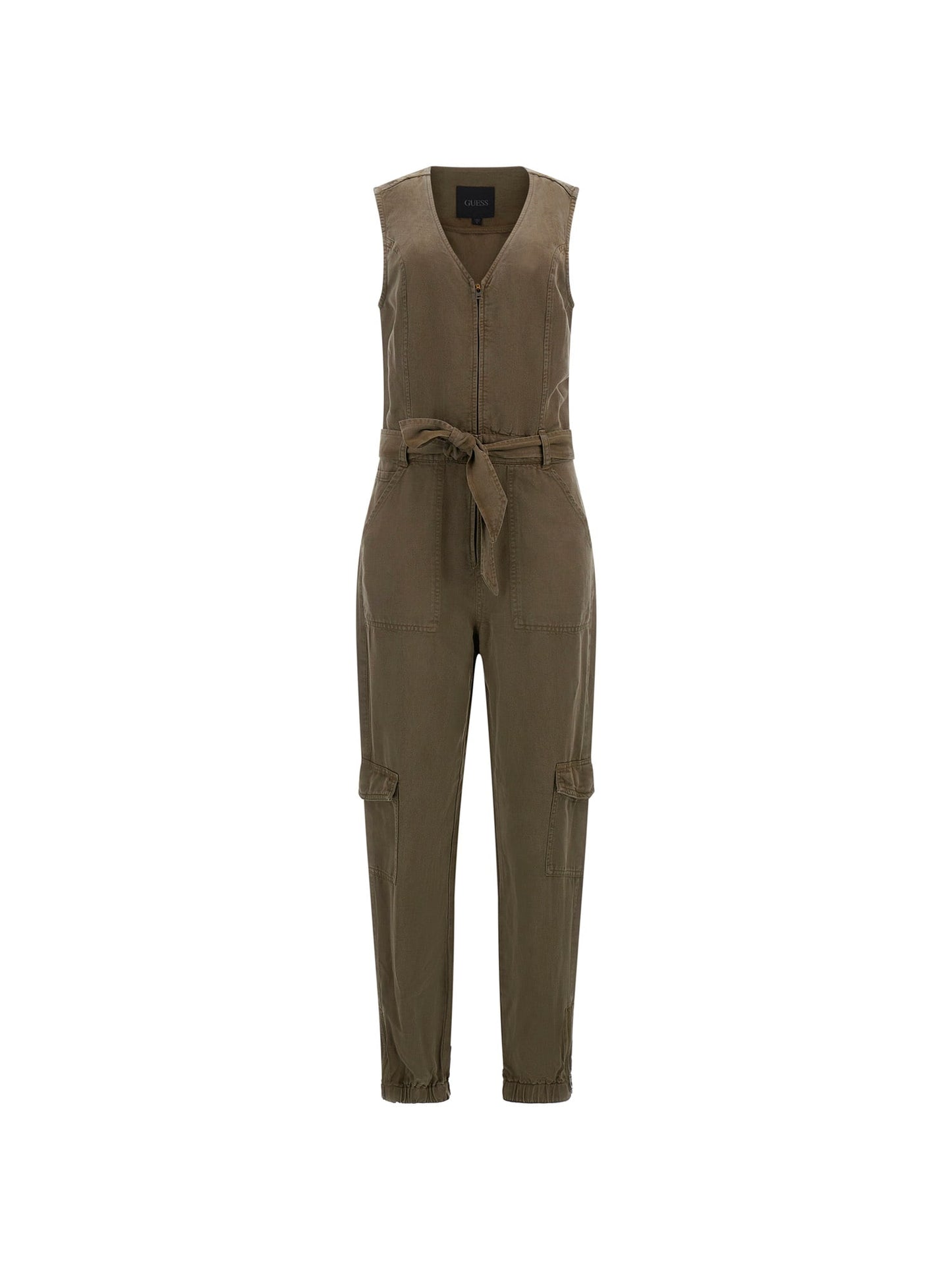 Belted skinny jumpsuit_Women