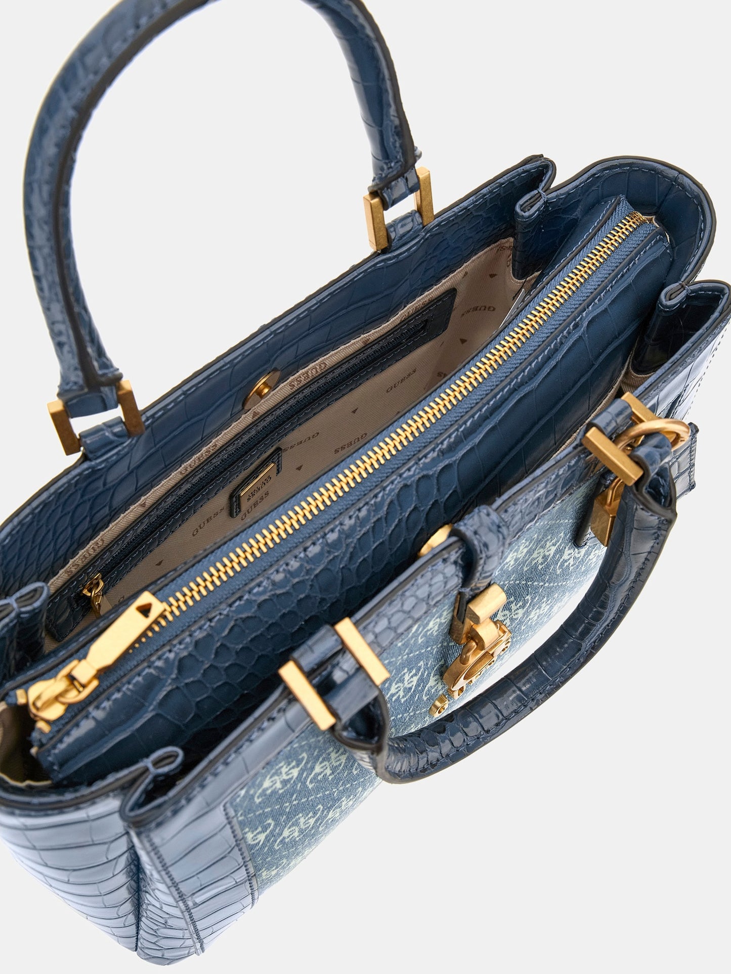 G James logo handbag