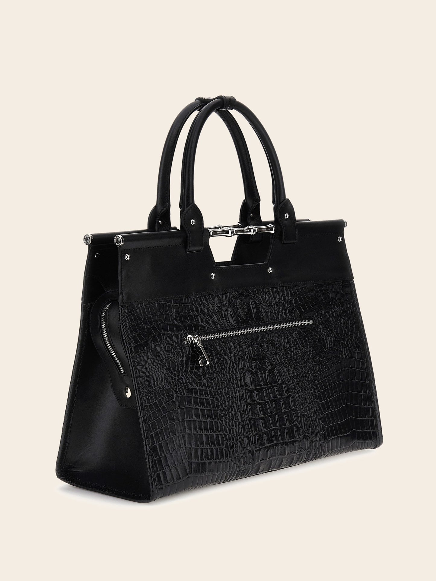 Iris genuine leather handbag