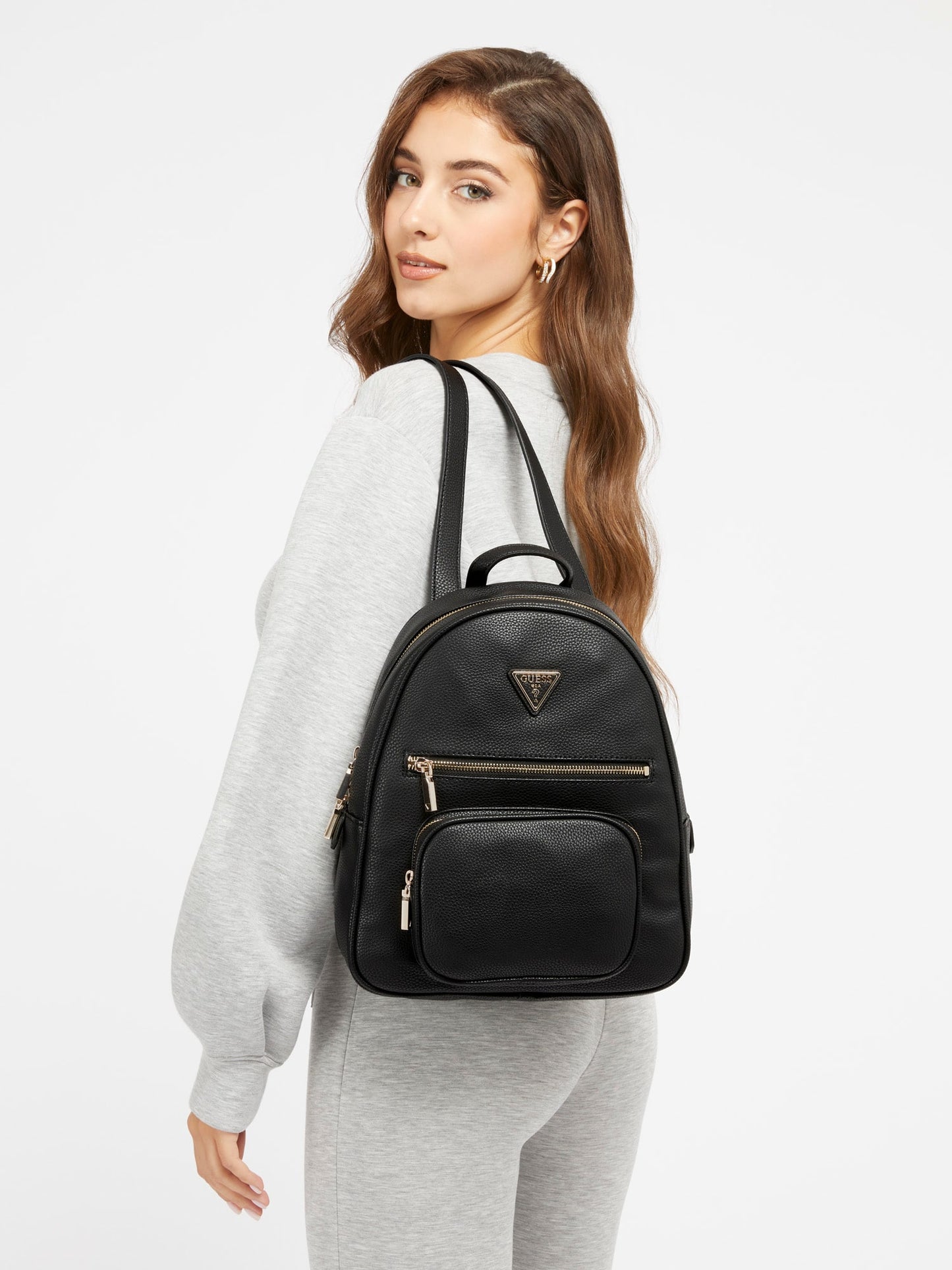 Eco Elements triangle logo backpack