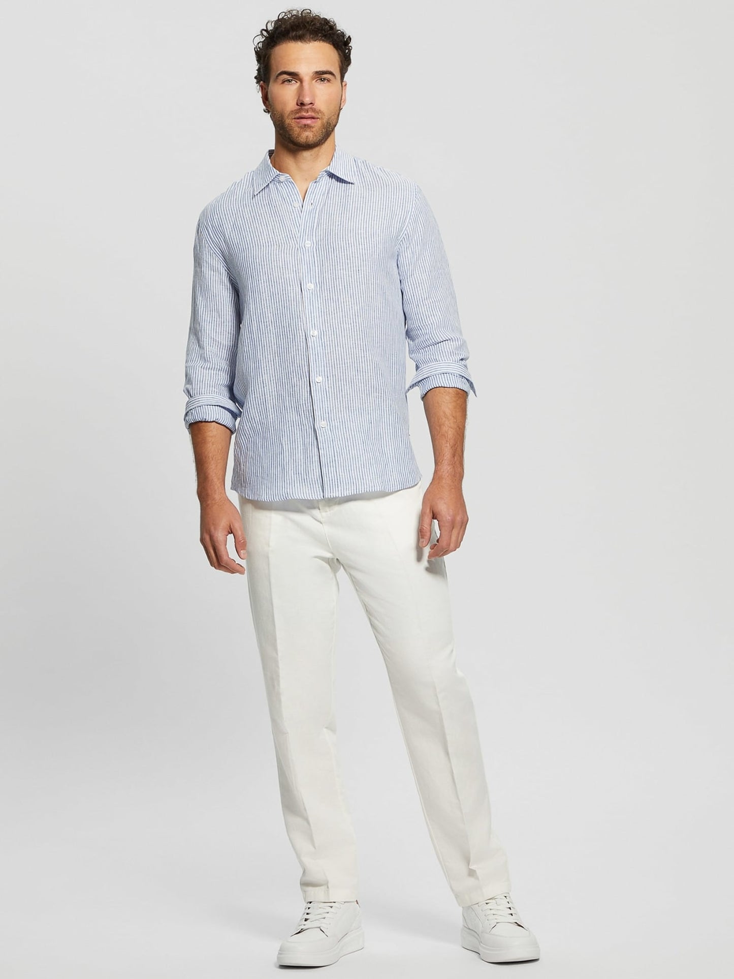 Striped linen shirt