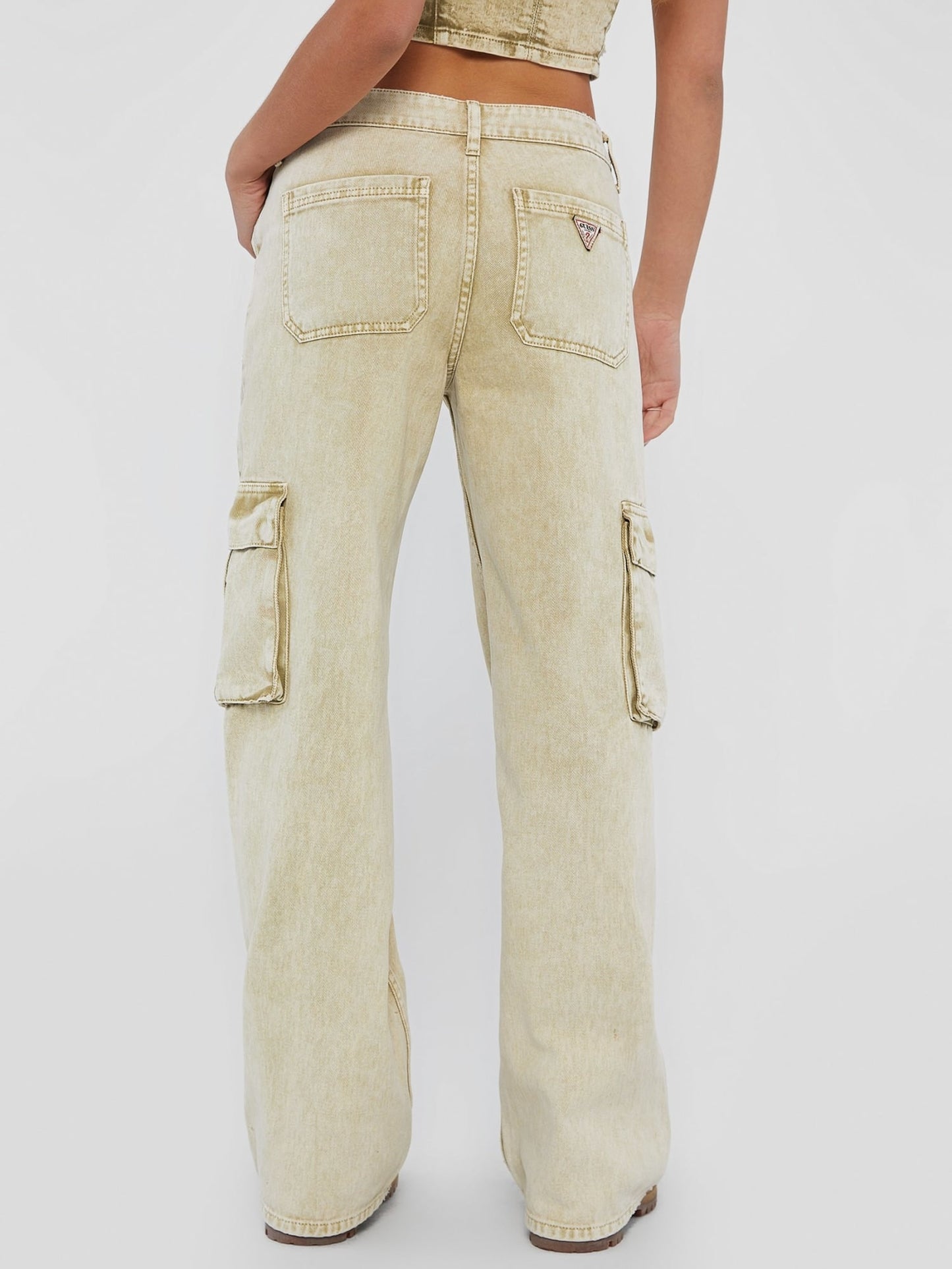 Cargo denim pant