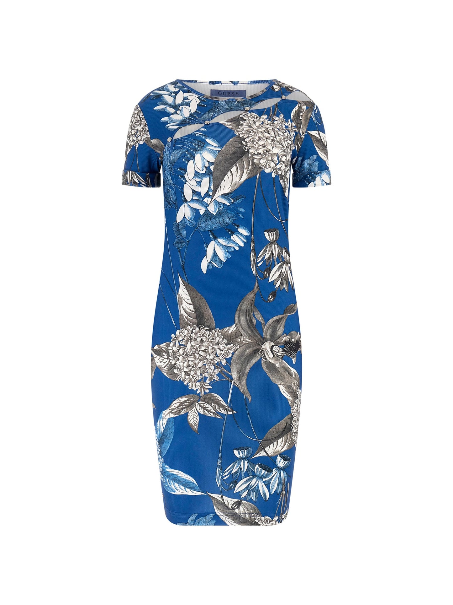 Floral print mini dress