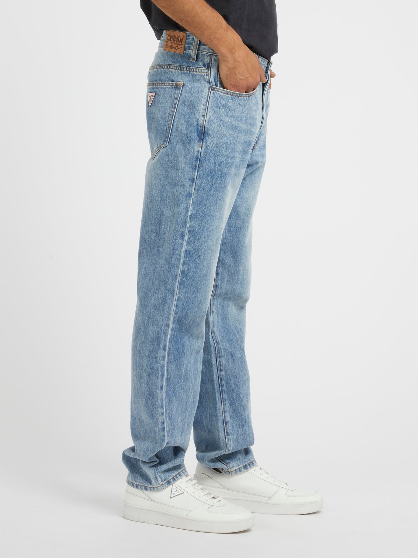 Straight denim pant