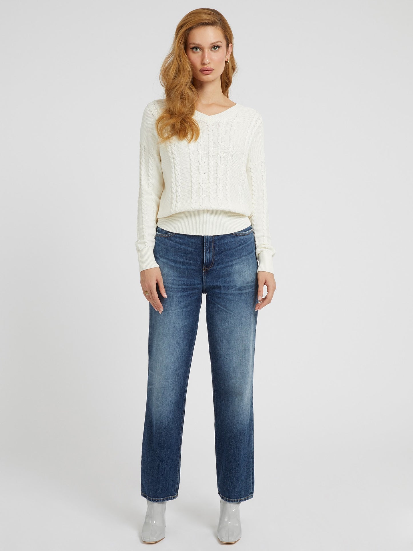 Straight denim pant