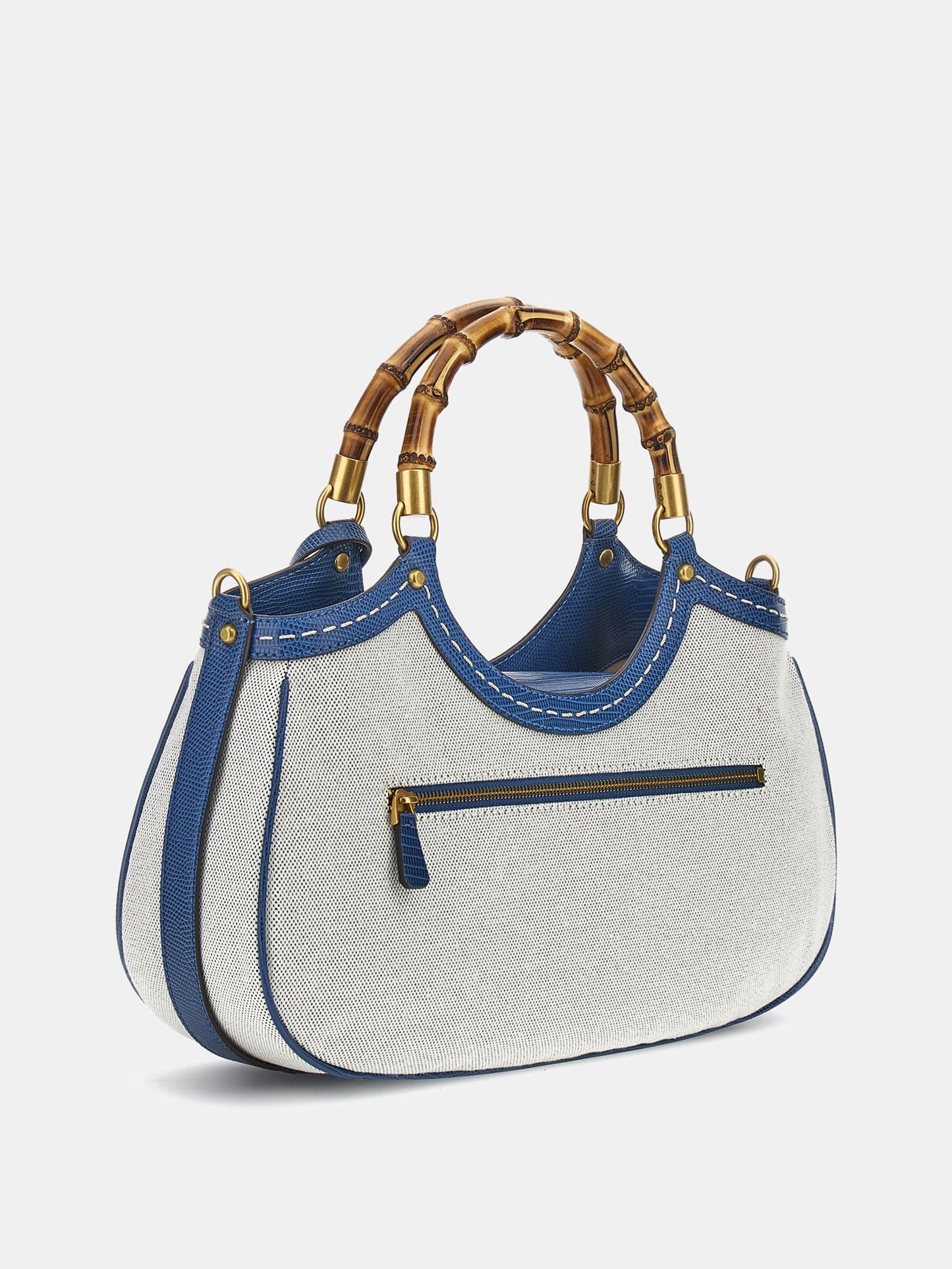 Zabry handbag with croc-print details
