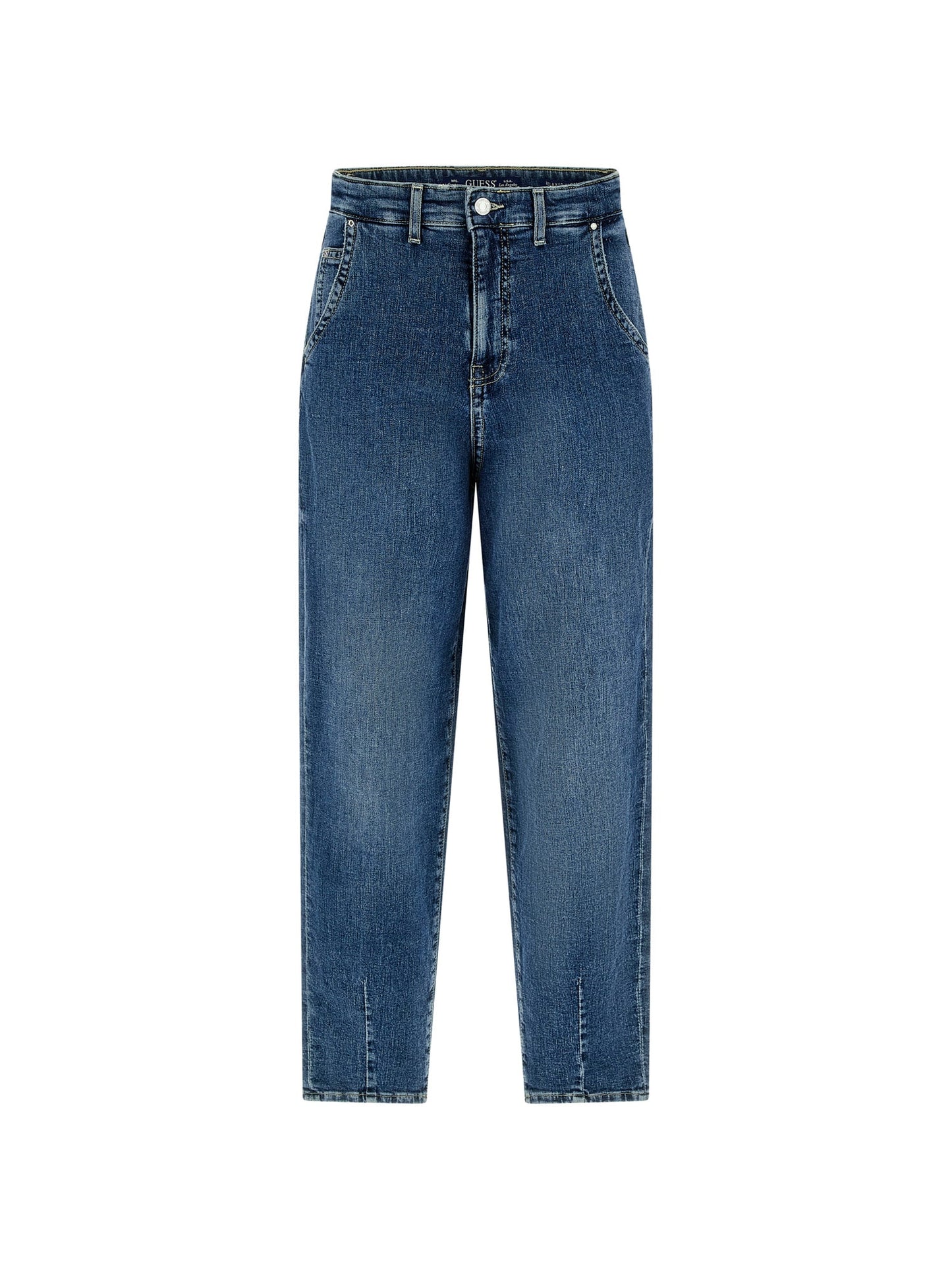 High rise relaxed denim pant