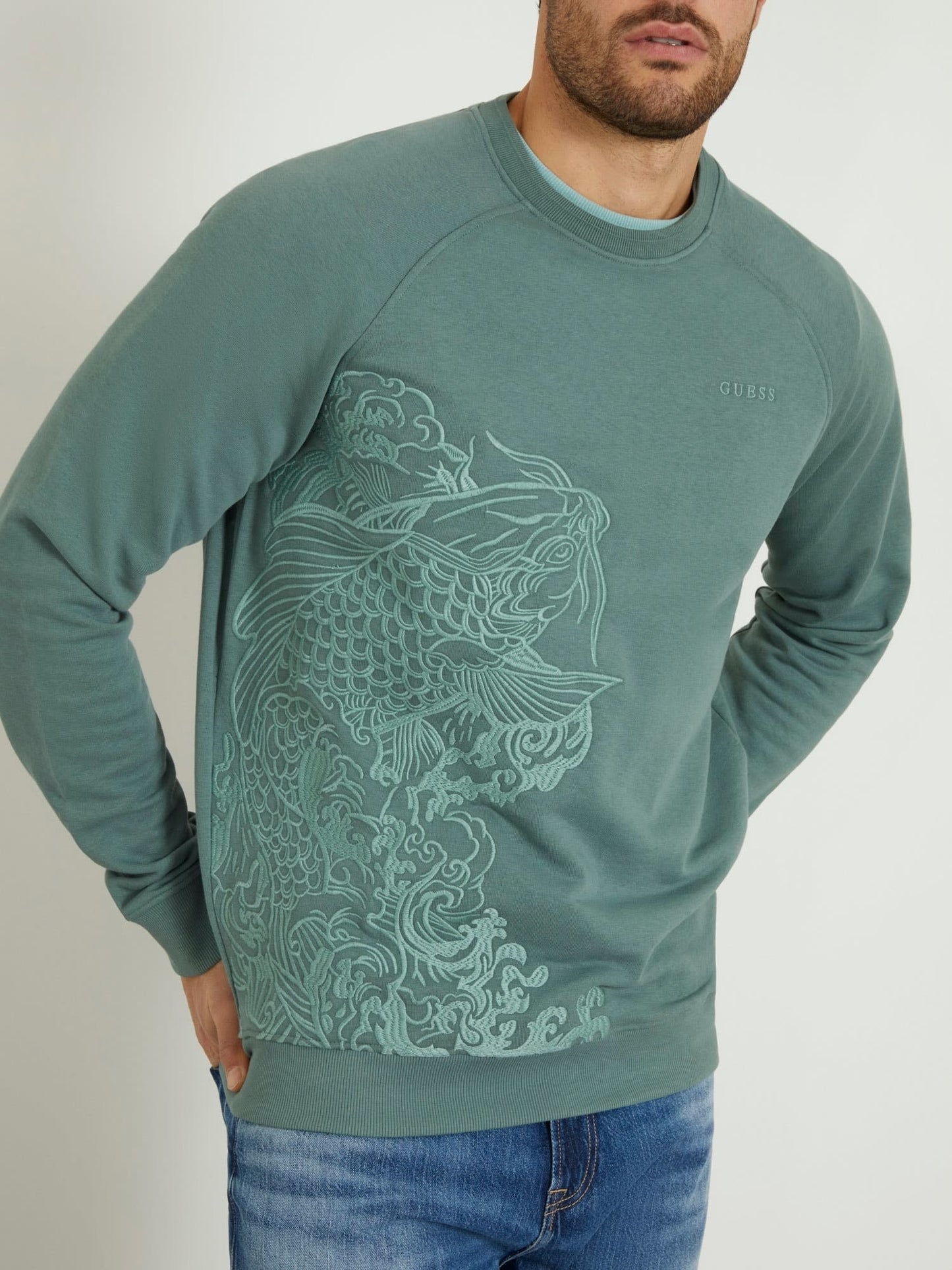 Embroidered sweatshirt