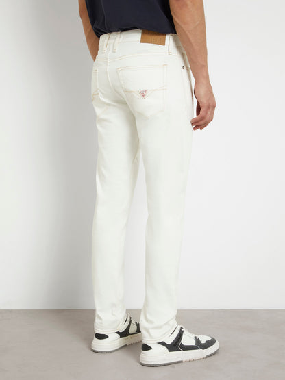 Mid rise slim denim pant