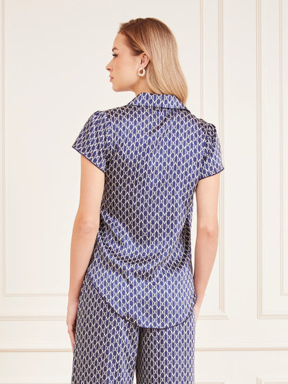 Marciano all over logo blouse