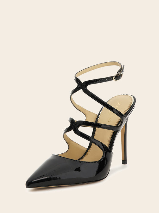 Marciano real leather slingback