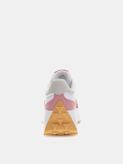 Calebb suede-insert running shoes