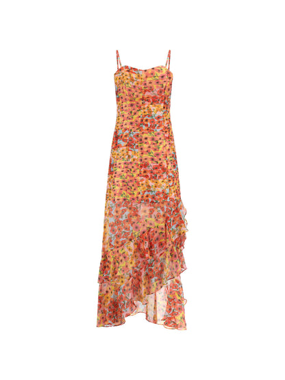 Floral print long dress