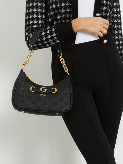 Izzy 4G Peony logo shoulder bag