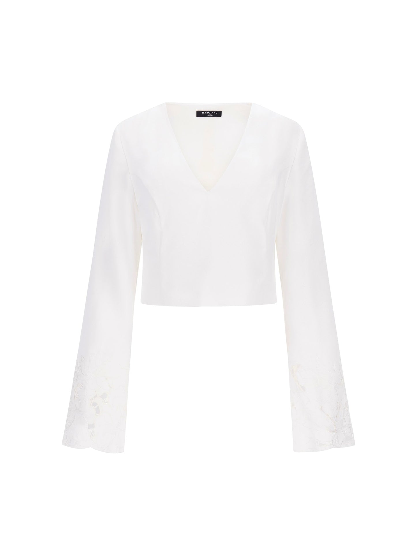 Marciano floral embroidery top