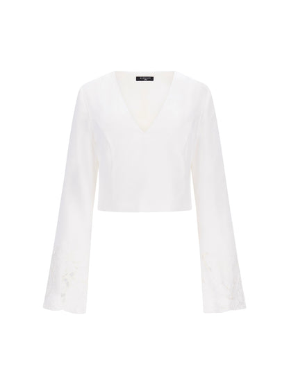 Marciano floral embroidery top