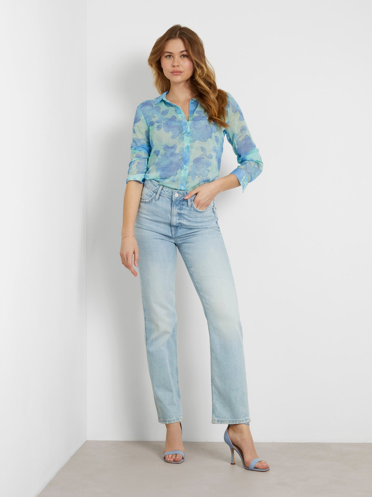 Floral print shirt