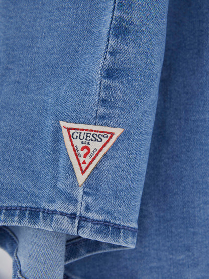 Relaxed fit denim shirt