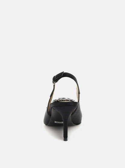 Branca satin sling backs