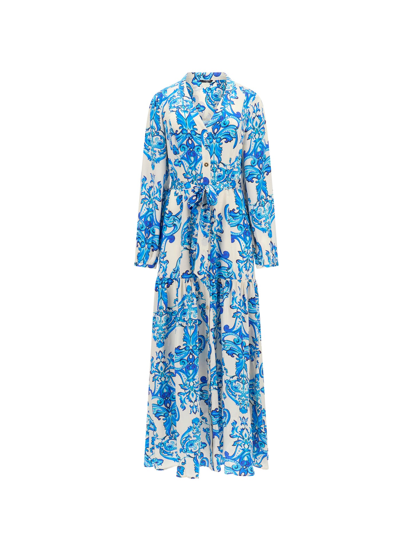 MARCIANO SILK LONG DRESS