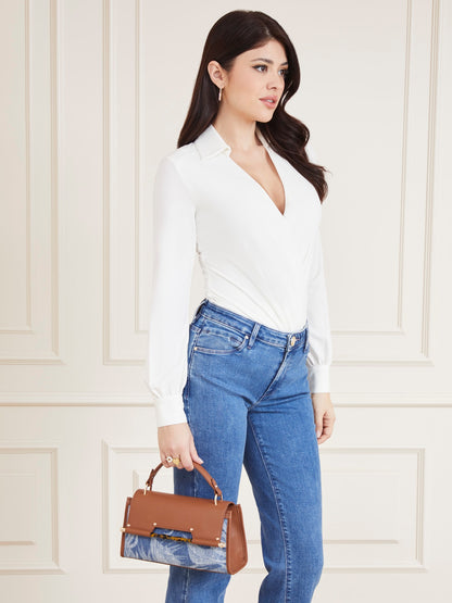 Iris denim handbag