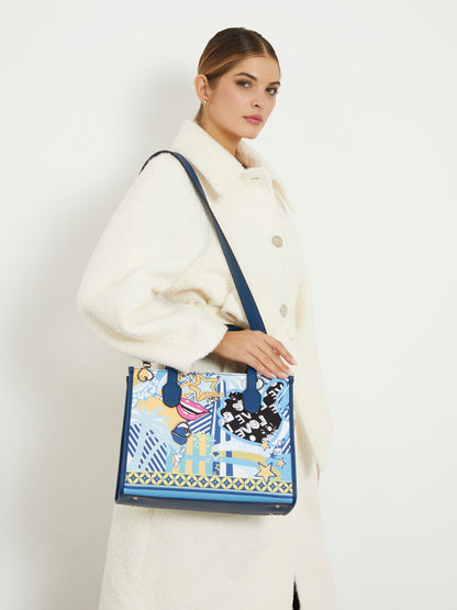 Silvana patterned handbag