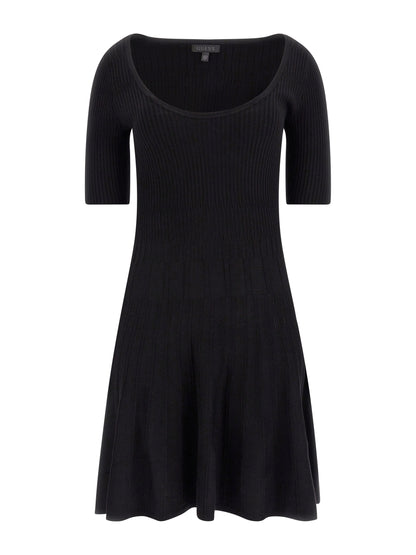 Fit and flare sweater dress