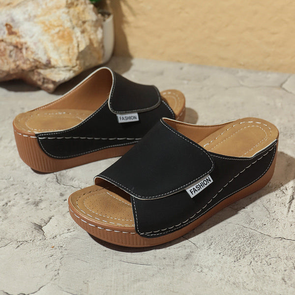 Comfortable Buckle Woman Shoes Slides Women