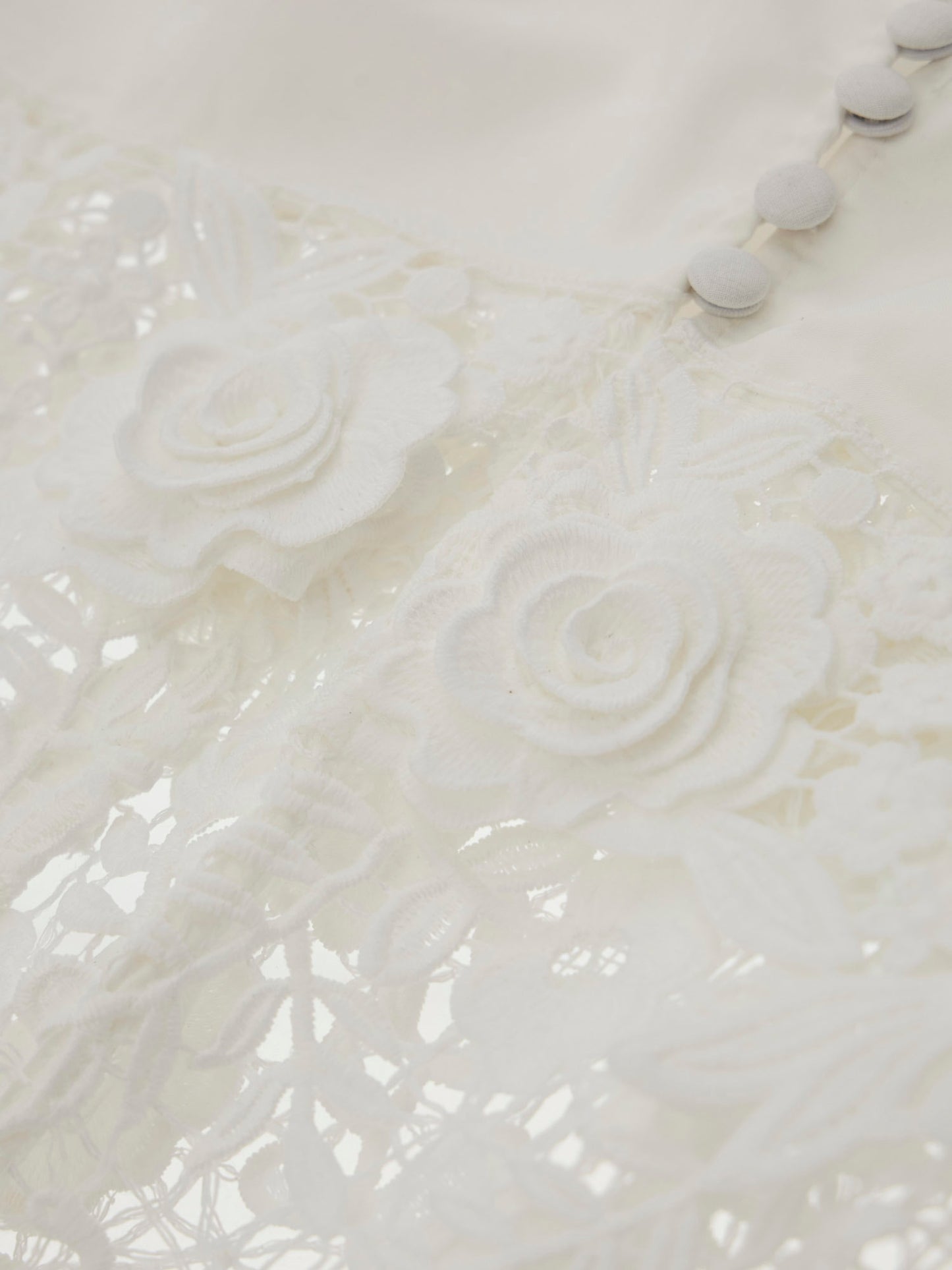 Lace long duster dress