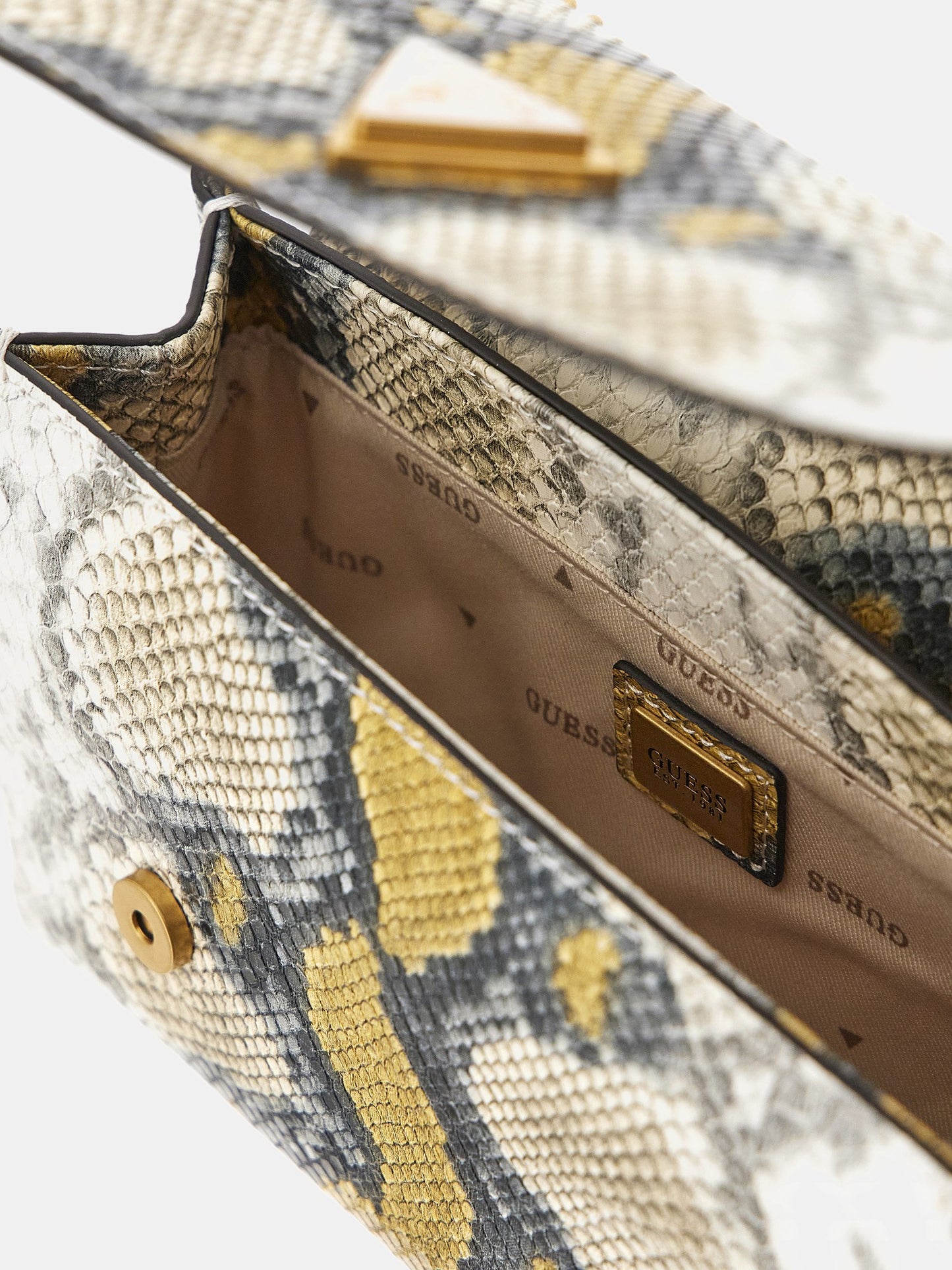 Cosette python-print mini crossbody