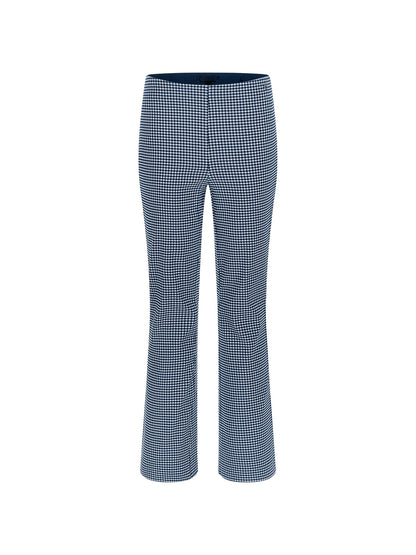 Gingham check print pant