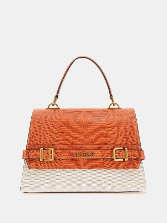 Sestri croc-look handbag