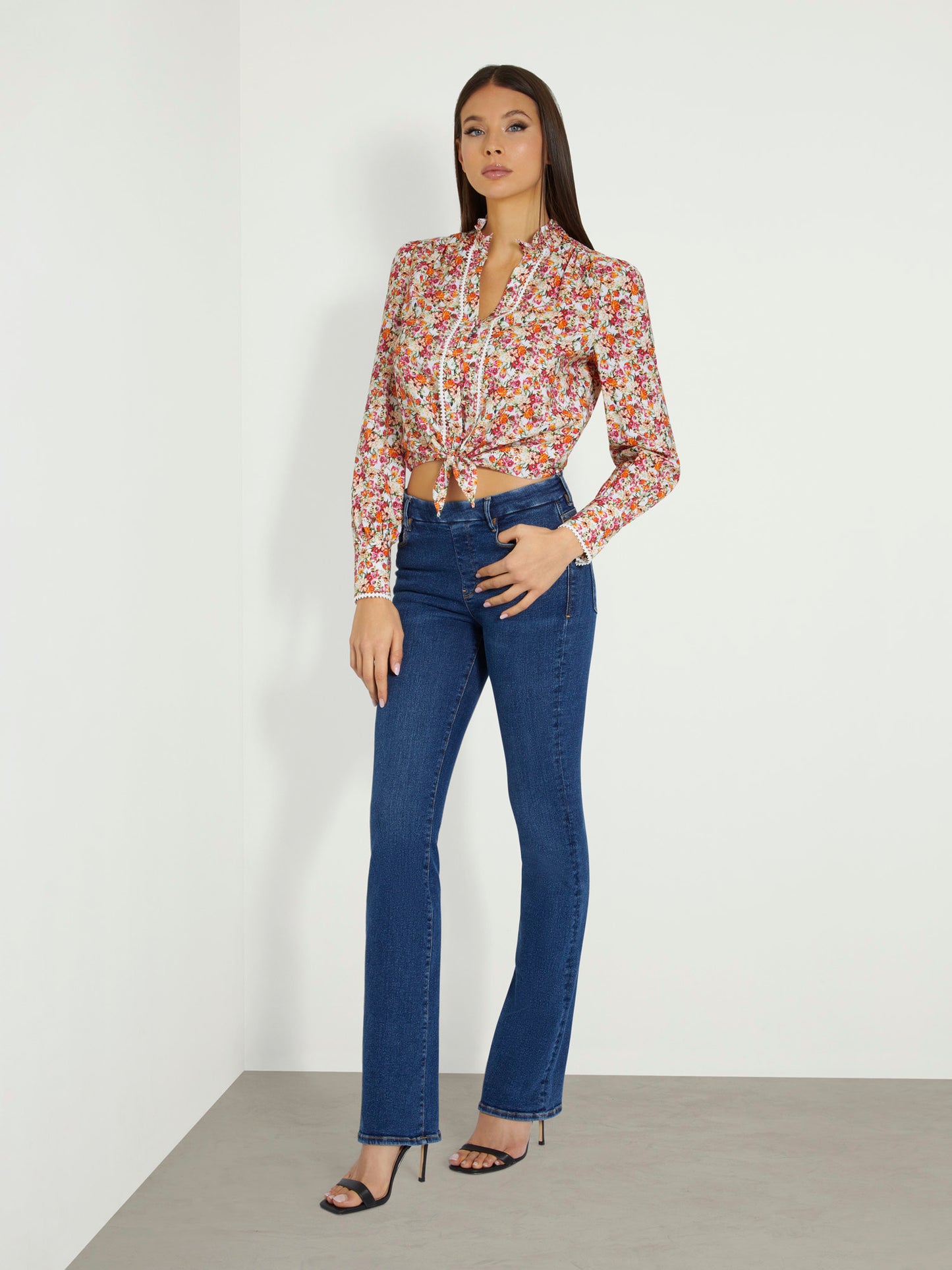 Floral print shirt