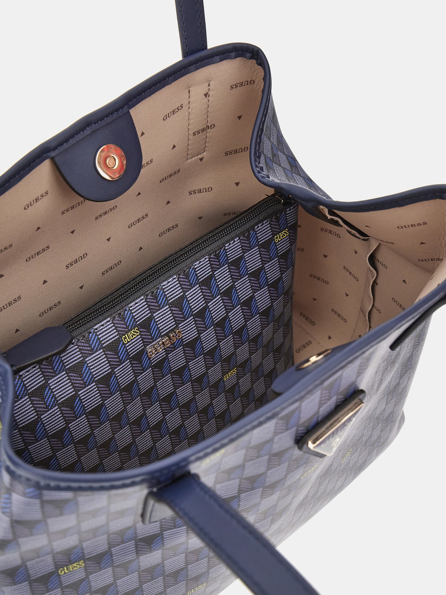 Vikky geometric-print shoulder bag