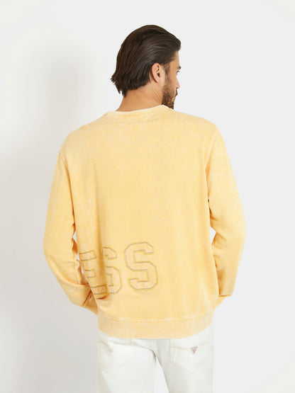Side logo patch sweatshirt