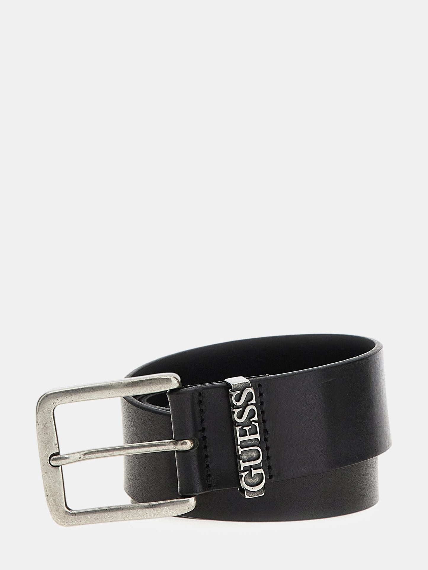 Logo buckle belt_Men