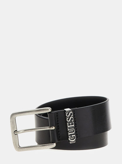 Logo buckle belt_Men