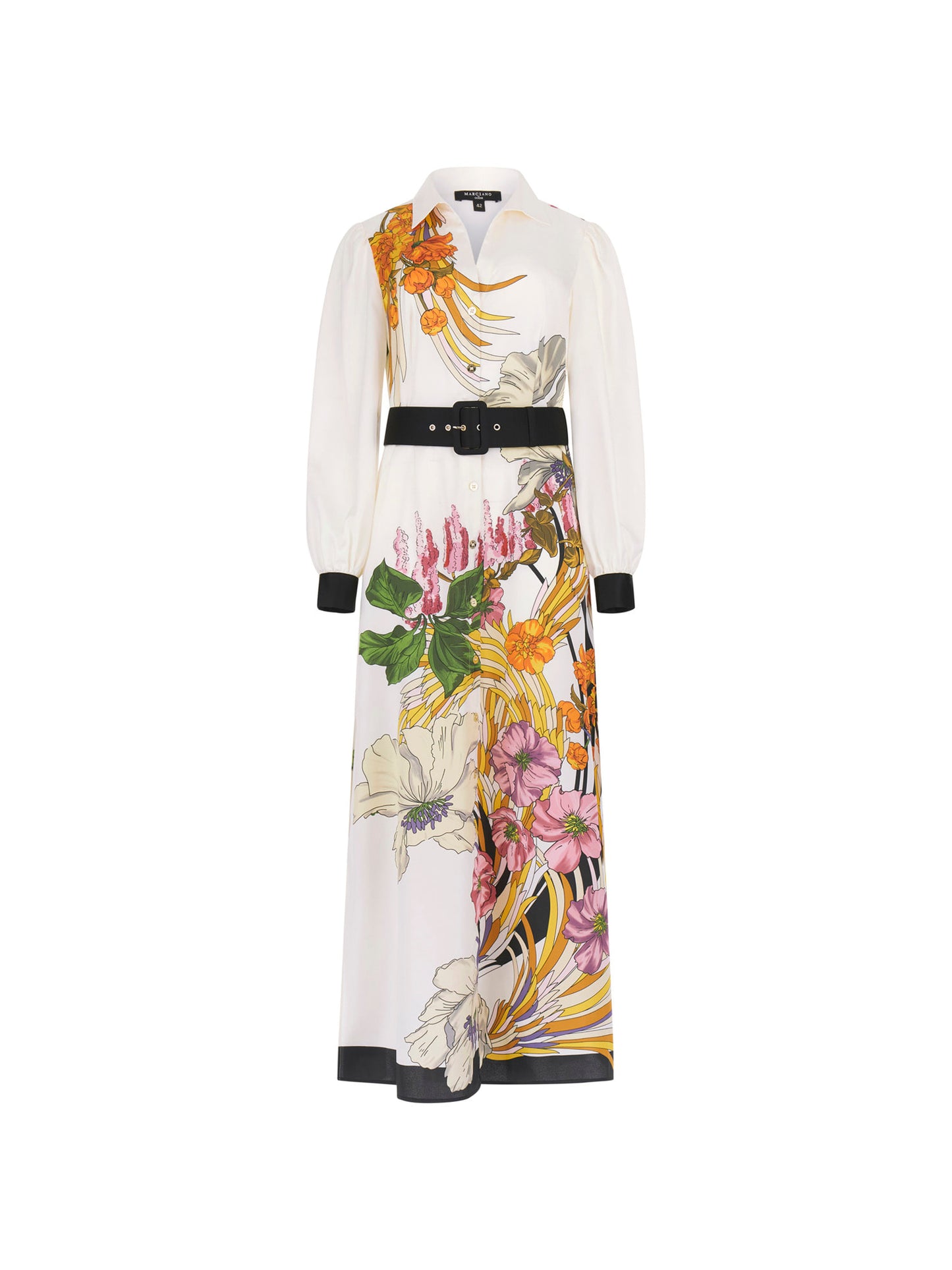 Marciano floral print long dress