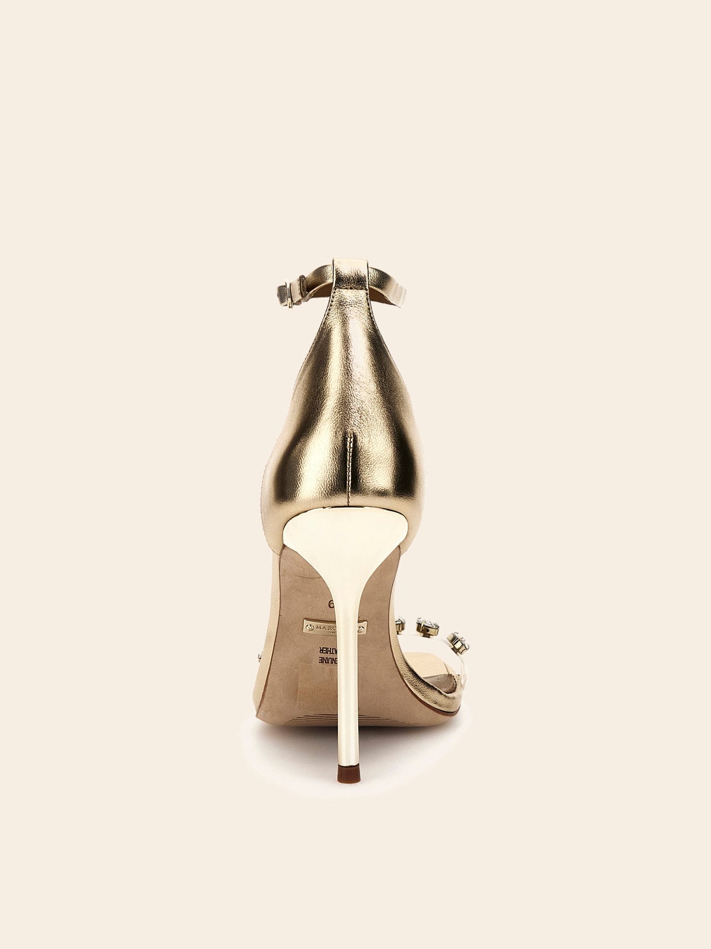 Marciano rhinestones strap sandals
