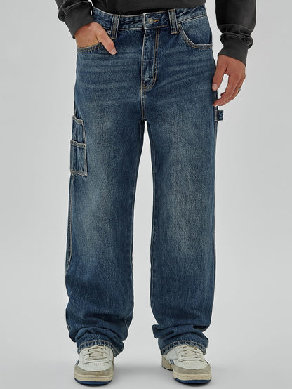 Mid rise carpenter denim pant