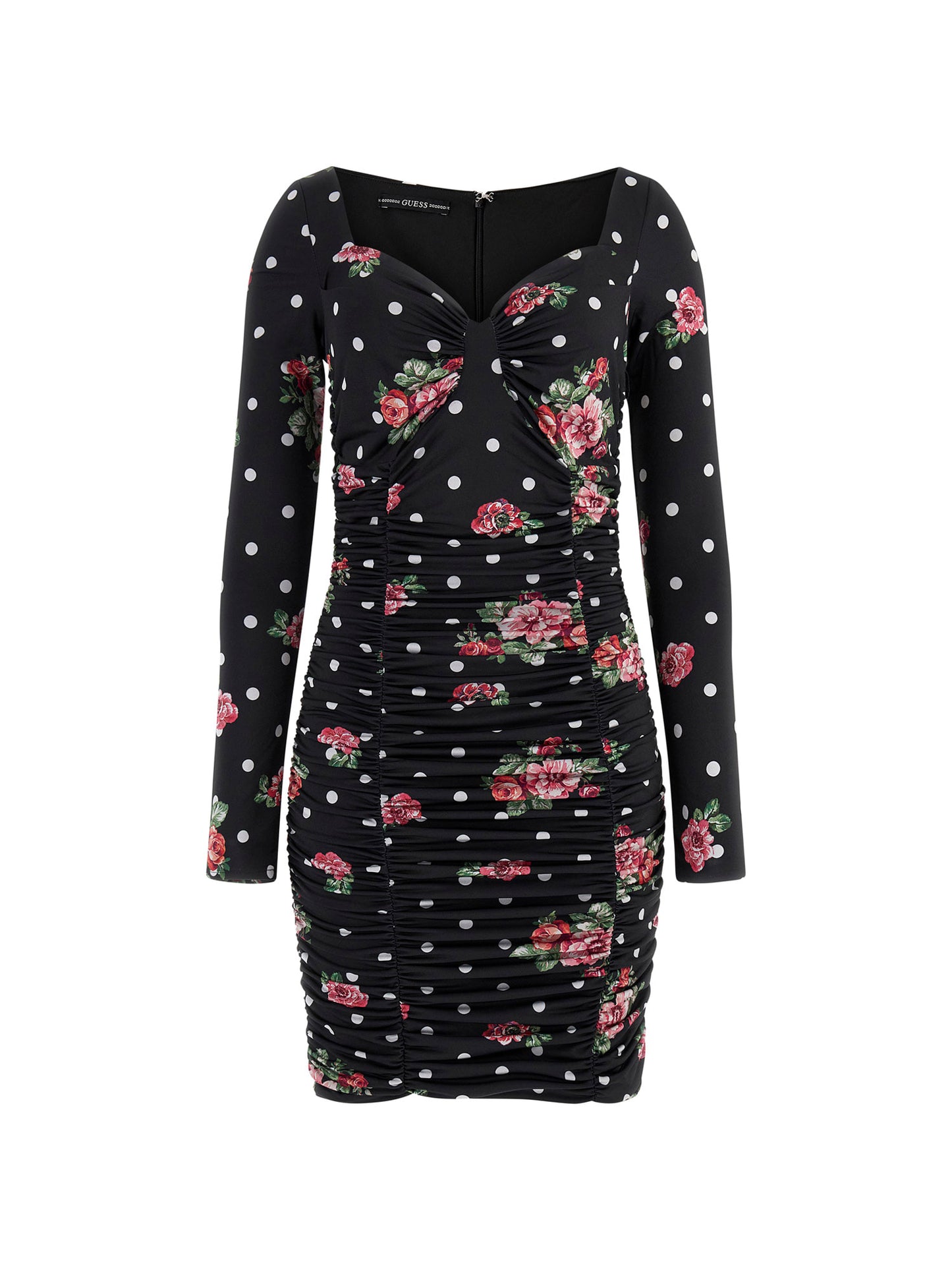 Polka dots mini dress